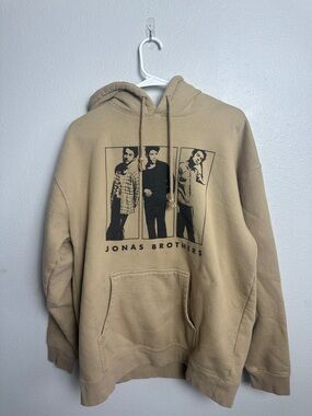 Jonas Brothers concert tour 2023 Beige Graphic Hoodie
